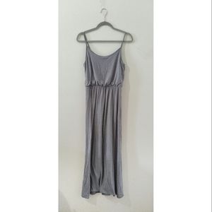 Grey jersey dress